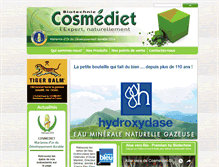Tablet Screenshot of cosmediet.fr